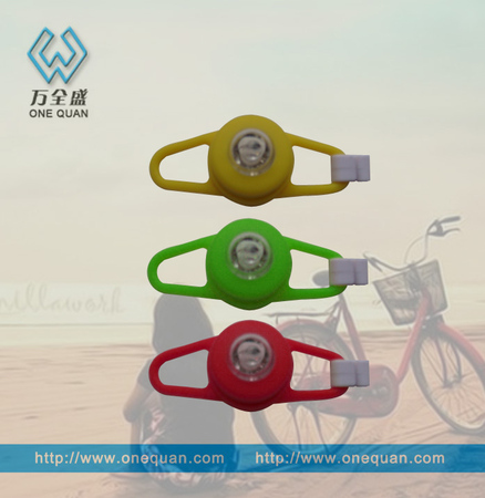 1LED青蛙灯，自行车尾灯 眼珠硅胶灯