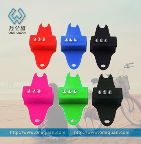 新款青蛙灯 硅胶灯 警示灯 软胶灯 风火轮 自行车灯-1